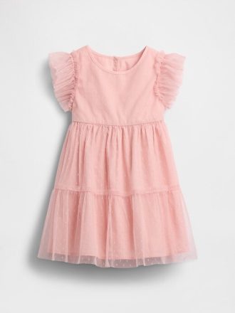Stufenkleid aus Tüll für Babys und Kleinkinder