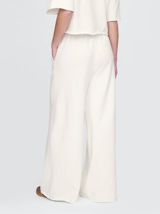 Sweatpants aus French Terry mit weitem Bein und gerolltem Saum