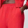 Sweatpants aus French Terry mit weitem Bein und gerolltem Saum Sweatpants aus French Terry mit weitem Bein und gerolltem Saum