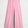 Sweatpants aus French Terry mit weitem Bein und gerolltem Saum Sweatpants aus French Terry mit weitem Bein und gerolltem Saum