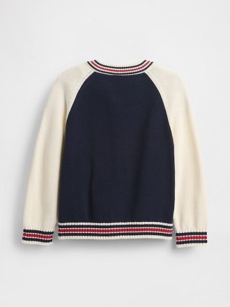 Sweatshirtjacke mit College-Logo für Babys und Kleinkinder