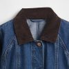 Swing-Arbeitsjacke aus ultraweichem Denim Swing-Arbeitsjacke aus ultraweichem Denim