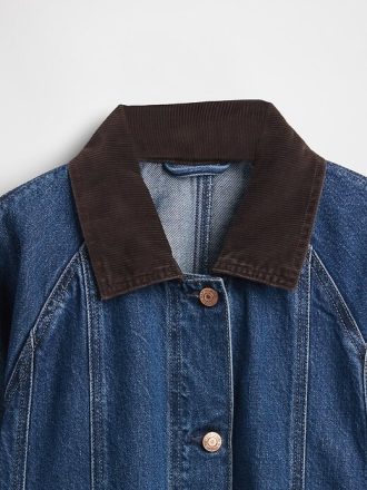 Swing-Arbeitsjacke aus ultraweichem Denim