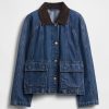 Swing-Arbeitsjacke aus ultraweichem Denim Swing-Arbeitsjacke aus ultraweichem Denim