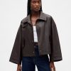 Swingjacke aus veganem Leder Swingjacke aus veganem Leder