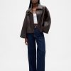 Swingjacke aus veganem Leder Swingjacke aus veganem Leder