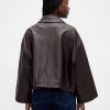 Swingjacke aus veganem Leder Swingjacke aus veganem Leder