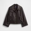 Swingjacke aus veganem Leder Swingjacke aus veganem Leder