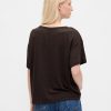 T-Shirt aus Leinenmischung
