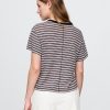 T-Shirt aus Leinenmischung