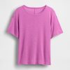 T-Shirt aus Leinenmischung