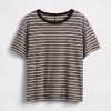 T-Shirt aus Leinenmischung