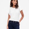 T-Shirt mit Flatterärmeln