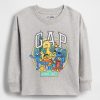 T-Shirt mit grafischem Logo der Sesamstraße für Babys und Kleinkinder