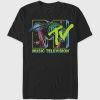 T-Shirt mit MTV Space-Logo-Grafik T-Shirt mit MTV Space-Logo-Grafik