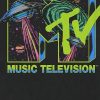 T-Shirt mit MTV Space-Logo-Grafik T-Shirt mit MTV Space-Logo-Grafik