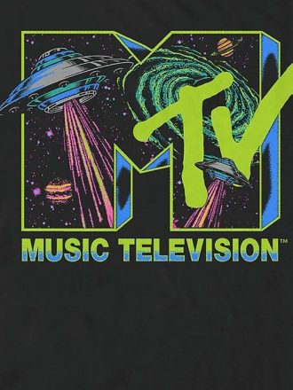 T-Shirt mit MTV Space-Logo-Grafik
