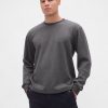 T-Shirt mit Rundhalsausschnitt und Waffelmuster T-Shirt mit Rundhalsausschnitt und Waffelmuster