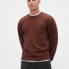 T-Shirt mit Rundhalsausschnitt und Waffelmuster T-Shirt mit Rundhalsausschnitt und Waffelmuster