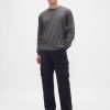 T-Shirt mit Rundhalsausschnitt und Waffelmuster T-Shirt mit Rundhalsausschnitt und Waffelmuster