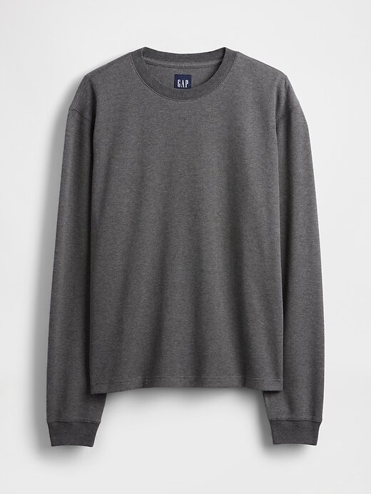 T-Shirt mit Rundhalsausschnitt und Waffelmuster T-Shirt mit Rundhalsausschnitt und Waffelmuster