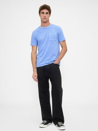 T-Shirt mit Tasche aus Bio-Baumwolle