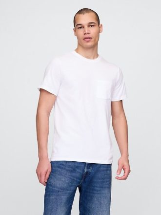 T-Shirt mit Tasche aus Bio-Baumwolle für Erwachsene