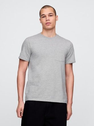 T-Shirt mit Tasche aus Bio-Baumwolle für Erwachsene
