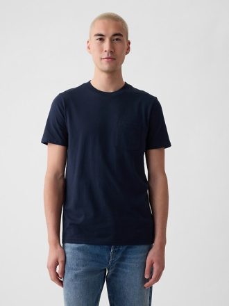 T-Shirt mit Tasche aus Bio-Baumwolle für Erwachsene