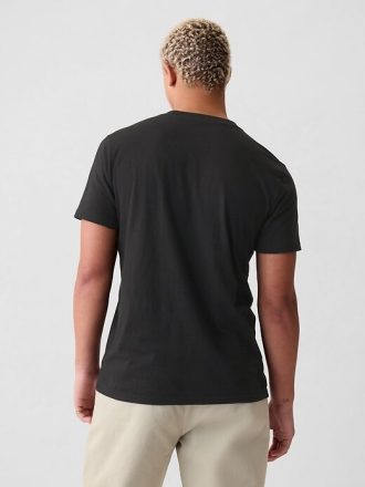 T-Shirt mit Tasche aus Bio-Baumwolle für Erwachsene