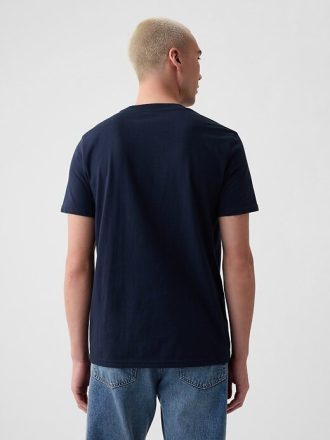 T-Shirt mit Tasche aus Bio-Baumwolle für Erwachsene