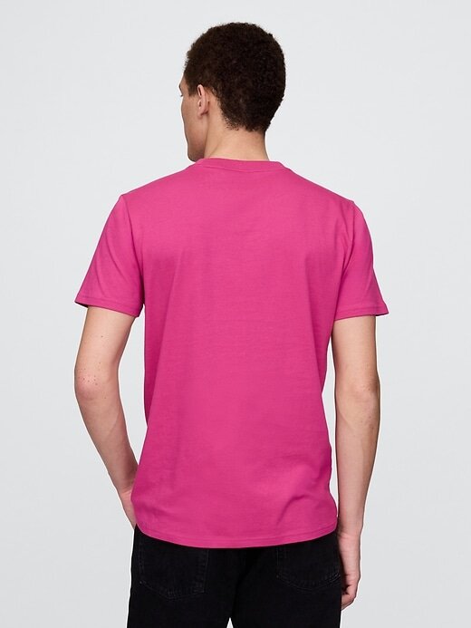 T-Shirt mit Tasche aus Bio-Baumwolle für Erwachsene T-Shirt mit Tasche aus Bio-Baumwolle für Erwachsene
