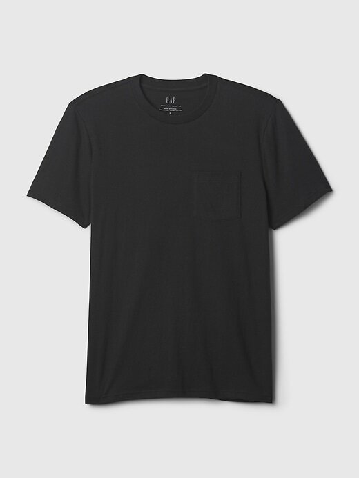 T-Shirt mit Tasche aus Bio-Baumwolle für Erwachsene T-Shirt mit Tasche aus Bio-Baumwolle für Erwachsene