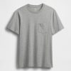 T-Shirt mit Tasche aus Bio-Baumwolle für Erwachsene T-Shirt mit Tasche aus Bio-Baumwolle für Erwachsene