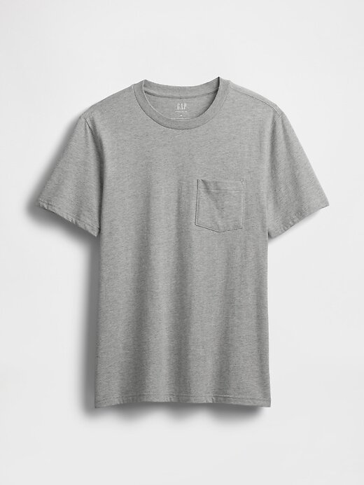 T-Shirt mit Tasche aus Bio-Baumwolle für Erwachsene T-Shirt mit Tasche aus Bio-Baumwolle für Erwachsene