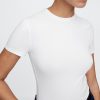 T-Shirt-String-Body aus eng gestricktem Jersey