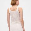Tanktop aus Pointelle-Baumwolle, 100 % Tanktop aus Pointelle-Baumwolle, 100 %