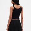 Tanktop aus Pointelle-Baumwolle, 100 % Tanktop aus Pointelle-Baumwolle, 100 %