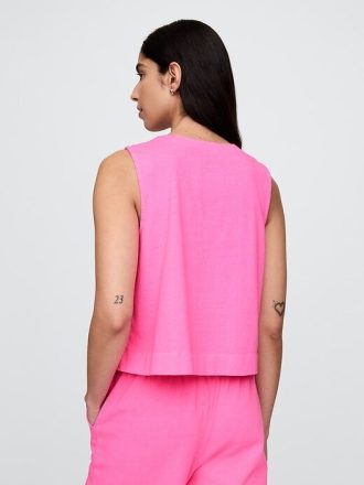 Tanktop aus schwerer Bio-Baumwolle