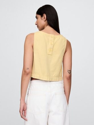Tanktop aus ultraweichem Denim-Shell