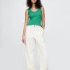 Tanktop mit geripptem U-Ausschnitt Tanktop mit geripptem U-Ausschnitt