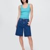 Tanktop mit geripptem U-Ausschnitt Tanktop mit geripptem U-Ausschnitt