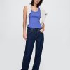 Tanktop mit geripptem U-Ausschnitt Tanktop mit geripptem U-Ausschnitt