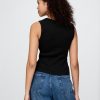 Tanktop mit geripptem U-Ausschnitt Tanktop mit geripptem U-Ausschnitt