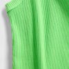 Tanktop mit geripptem U-Ausschnitt Tanktop mit geripptem U-Ausschnitt