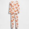 Thanksgiving-Pyjama-Set aus gebürsteter Bio-Baumwolle für Babys und Kleinkinder Thanksgiving-Pyjama-Set aus gebürsteter Bio-Baumwolle für Babys und Kleinkinder