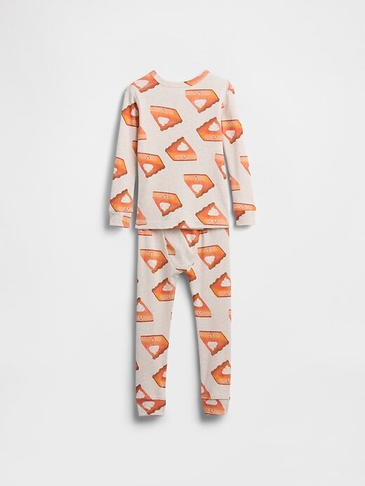 Thanksgiving-Pyjama-Set aus gebürsteter Bio-Baumwolle für Babys und Kleinkinder Thanksgiving-Pyjama-Set aus gebürsteter Bio-Baumwolle für Babys und Kleinkinder