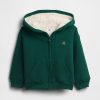 Thermo-Kapuzenpullover mit Reißverschluss und Sherpa-Futter für Babys und Kleinkinder Thermo-Kapuzenpullover mit Reißverschluss und Sherpa-Futter für Babys und Kleinkinder