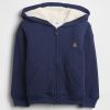Thermo-Kapuzenpullover mit Reißverschluss und Sherpa-Futter für Babys und Kleinkinder Thermo-Kapuzenpullover mit Reißverschluss und Sherpa-Futter für Babys und Kleinkinder