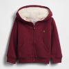 Thermo-Kapuzenpullover mit Reißverschluss und Sherpa-Futter für Babys und Kleinkinder Thermo-Kapuzenpullover mit Reißverschluss und Sherpa-Futter für Babys und Kleinkinder